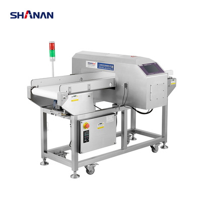 Металлоискатель SHANAN для пищевых продуктов, звуковая/световая сигнализация, система отбраковки толкателей