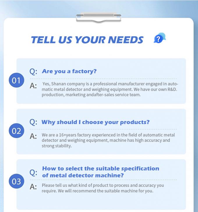 Высокопроизводительный металлоискатель для промышленных продуктов питания с отвергателем для закусок и молока 17