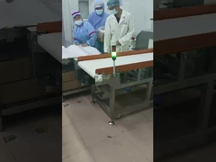 Высокочувствительный туннельный металлодетектор для пищевых продуктов с сетевым отбраковщиком