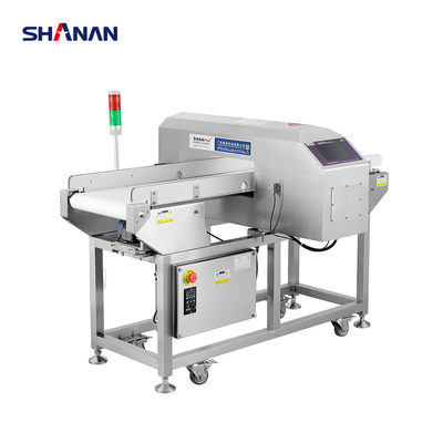 Металлоискатель безопасности пищевых продуктов SHANAN VCF4015 с автоматическим стопором ремня для продукции печенья и печенья