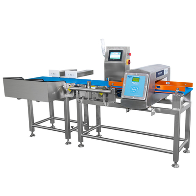 Полный сенсорный экран Checkweigher металлоискатель комбинация