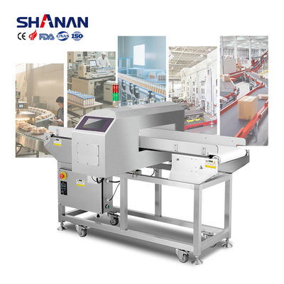 Профессиональный автоматический конвейер из нержавеющей стали для сырных крекеров, морепродуктов, молочного печенья, мяса. Металлодетектор пищевого класса, сертифицирован CE