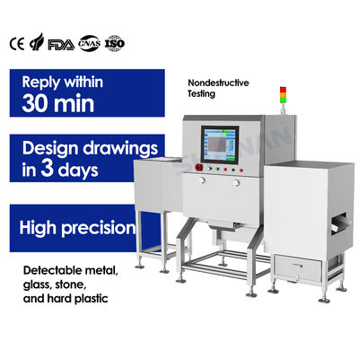 Продовольственный класс X Ray Конвейерная лента Производственные линии Дефект обнаружения с отклонением