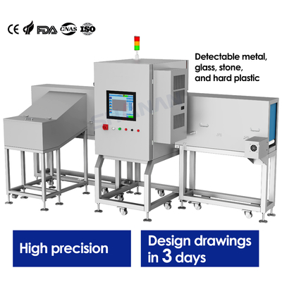Система инспекции пищевых продуктов рентгеновским излучением, конвейер, зеркало, SUS304