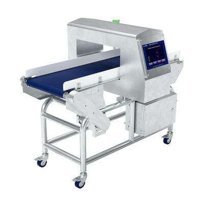 Конвейерная лента металлодетектора для пищевых продуктов. Аварийная остановка. Безопасность пищевого производства. Высокая чувствительность. Оригинальный производитель.